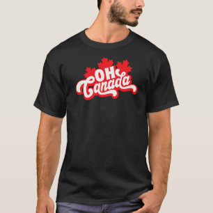 Camiseta Oh Canada Day Maple Leaf Oh Canadian Flag Color