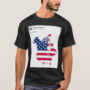 Camiseta Oh Canadá, Engraçado Mapa Dos Eua