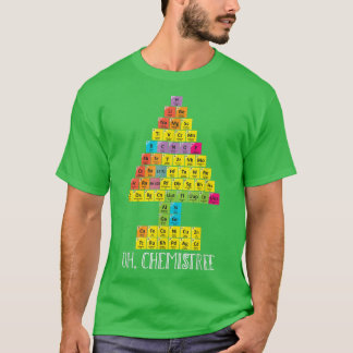 Camiseta Oh Chemistree Christmas Chemistry Periódico