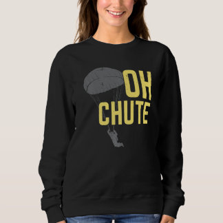 Camiseta Oh Chute Skydive Parachuting Parachute Skydiving S