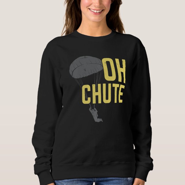 Camiseta Oh Chute Skydive Parachuting Parachute Skydiving S (Frente)