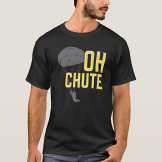 Camiseta Oh Chute Skydive Parachuting Parachute Skydiving S