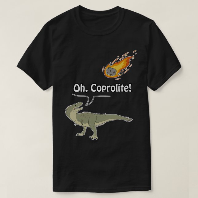 Camiseta Oh Coprolite (Frente do Design)