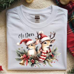Camiseta Oh Deer Festivo