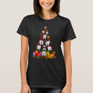 Camiseta Oh Dentistree Natal Árvore Dental Higiene Xmas