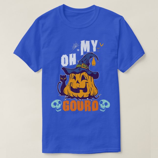 Camiseta Oh Deus, Abóbora do Halloween (Frente do Design)