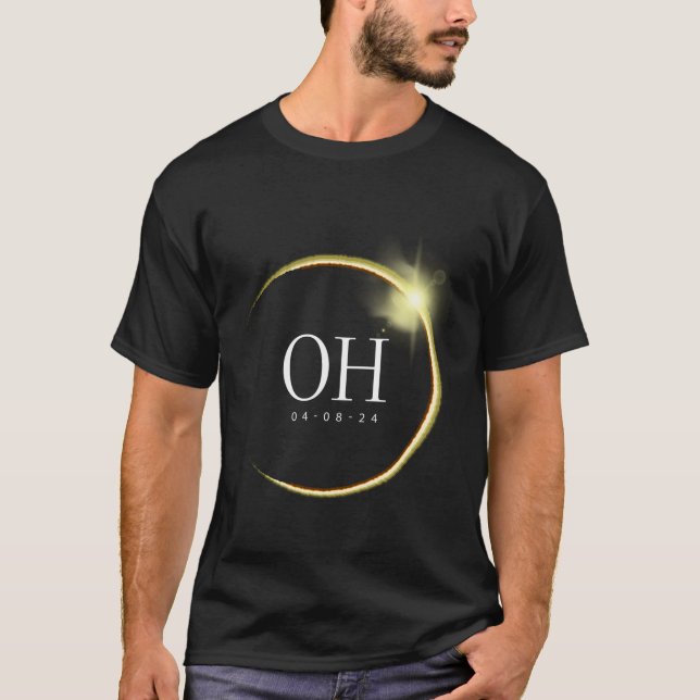Camiseta Oh Eclipse Solar Total 2024 (Frente)