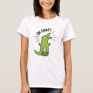 Camiseta Oh Encaixe o Botão Crocodilo de Encaixe