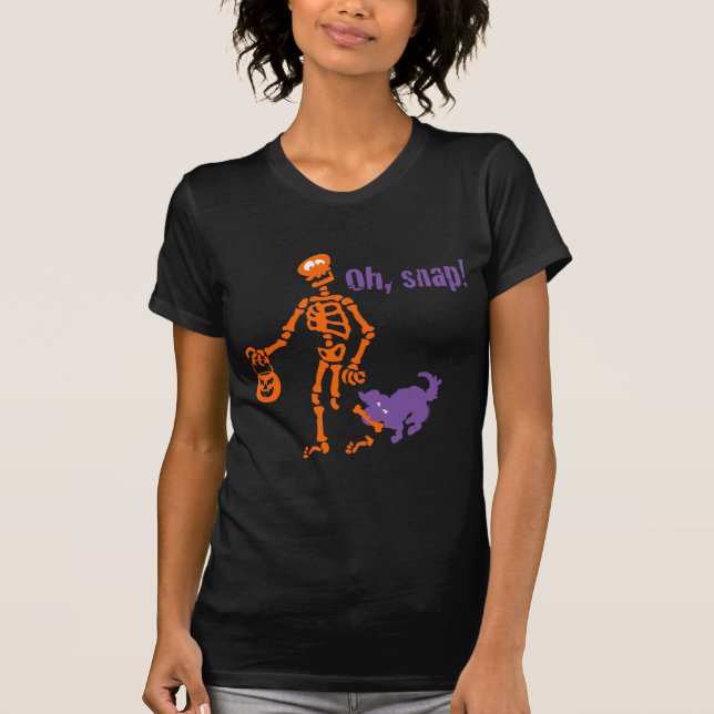 Camiseta Oh, esqueleto instantâneo (Frente)