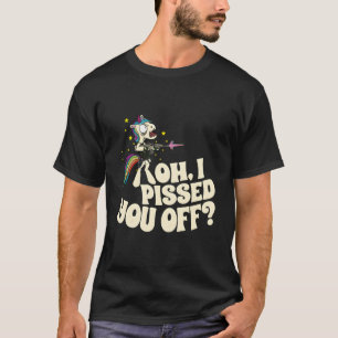 Camiseta Oh Eu Te Irritar Unicórnio Louco Raivoso Fantasia