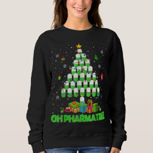 Camiseta Oh Farmácia de árvore de Natal Farmácia P