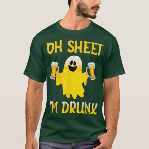Camiseta Oh Folha, sou Bebado Engraçado Equipe de Bebendo d