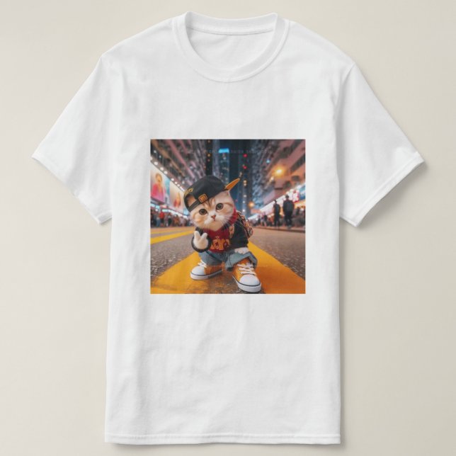 CAMISETA OH GATO (Frente do Design)