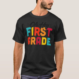 Camiseta Oh Hey Primeira Série Aluno Divertido Professor V