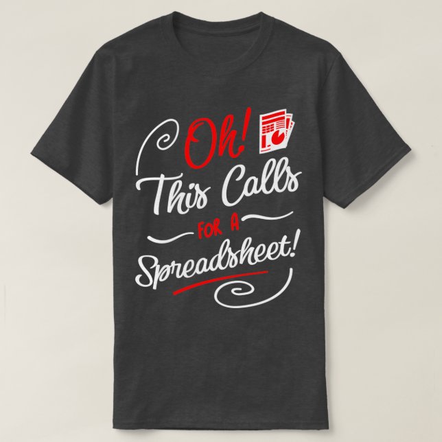 Camiseta Oh, isso uma cotação de impostos engraçada na (Frente do Design)