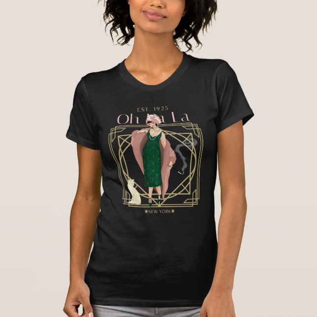 Camiseta Oh La Shirt (Preto) (Frente)