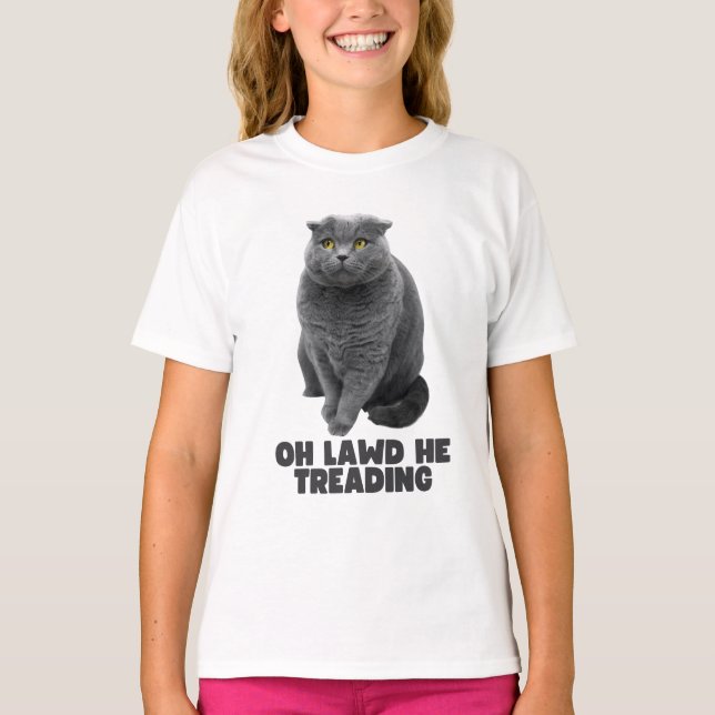 Camiseta Oh Lawd Ele Treading (Frente)
