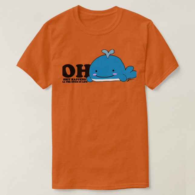 Camiseta Oh Mar de Baleia o Bom da Vida (Frente do Design)
