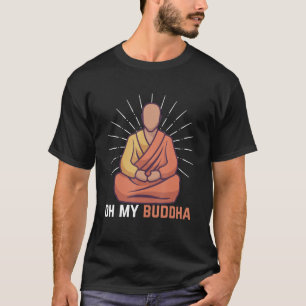 Camiseta Oh Meu Buda Vintage Budismo Espiritual M