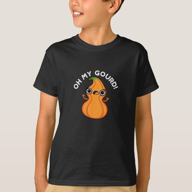 Camiseta Oh Meu Deus Engraçado Veggie Pun (Frente)