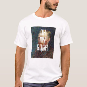Camiseta Oh Meu Deus Engraçado Vincent Van Gogh Meme