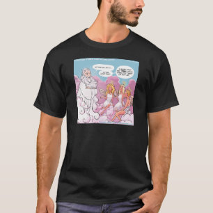 Camiseta Oh Meu Deus (OMG) Anjos Texto Engraçado