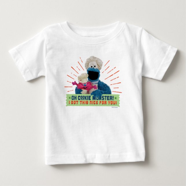 Camiseta Oh Monstro das Bolachas! Eu Tenho Isso Legal Para  (Frente)