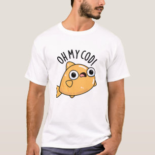 Camiseta Oh My Cod Piada de Peixe Engraçada 