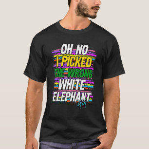 Camiseta Oh Não Escolhi o Elefante Branco Certo