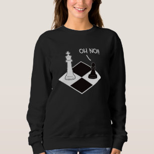 Camiseta Oh, Não Rei Peão Chess Piece Engraçado Jogador De