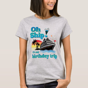 Camiseta Oh Navio! Viagem de Aniversário