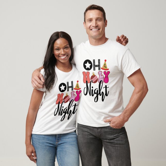 Camiseta Oh Noite Santa - Natal (Unissex)