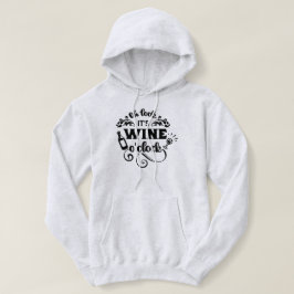 Camiseta Oh olhar, é Hoodie das senhoras da hora do vinho