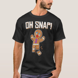 Camiseta Oh Pão de Gengibre Quebrado Pão De Pão