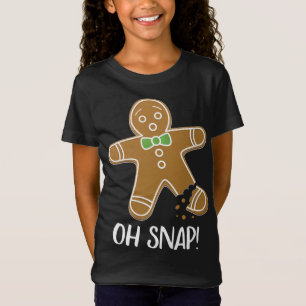 Camiseta Oh Pão de Gingerência Homem Cookie Perna Quebrada 