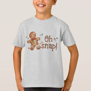 Camiseta Oh, Pão de Gingerência Homem Engraçado Toddler Nat