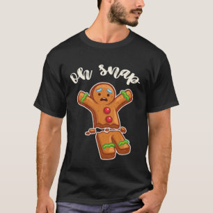 Camiseta Oh, Pão de Gingerga Homem Feio Suor de Natal
