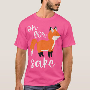 Camiseta Oh Para A Raposa Sê Engraçada Raposa Coca-Lama Par