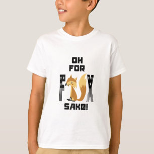 Camiseta Oh Para Fox Sake Engraçada Piada Fox