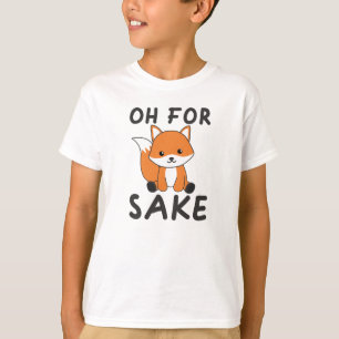 Camiseta Oh Para Fox Sake Engraçado Foxes Pun