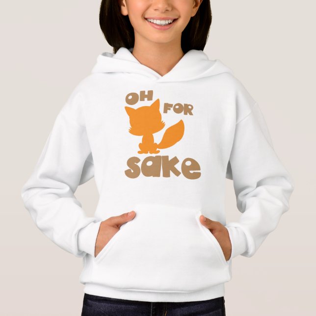 Camiseta Oh Para Fox Sake, Fox Silhouette, Woodland Animal (Frente)