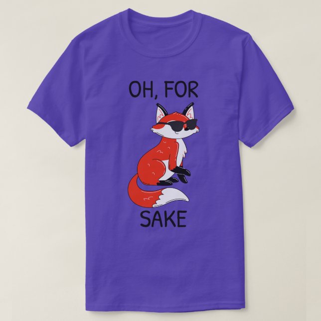 Camiseta Oh Para Fox Sake II (Frente do Design)