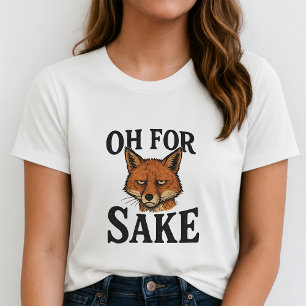 Camiseta Oh Pelo Amor De Raposa Camiseta; Cute Piada De Rap