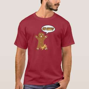 Camiseta Oh pressão! Homem de pão-de-espécie engraçado 