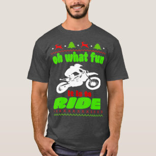 Camiseta Oh Que Diversão É Andar De Motocross Fora De Roa