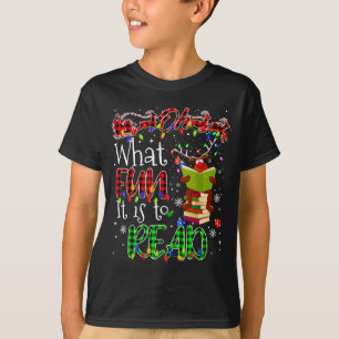 Camiseta Oh Que Diversão É Ler Bibliotecário Professor C
