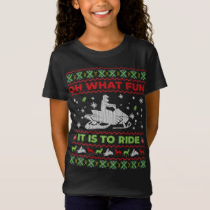 Camiseta Oh Que Divertido É Andar Por Snowmobile Ufly Chris