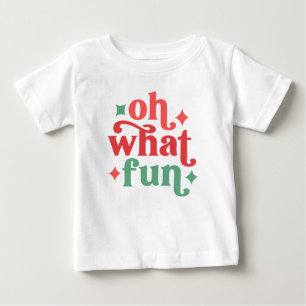 Camiseta Oh Que Divertido - Tipografia Festiva De Férias