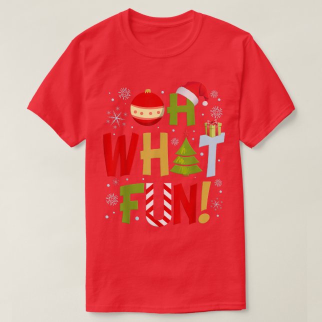 Camiseta Oh Que Famoso Natal Árvore Famosa Natal (Frente do Design)