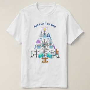 Camiseta Oh Química, Oh Quimista Árvore Natal
